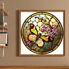 (Counted/Stamped) Butterfly - 18CT Cross Stitch 20*20cm/7.87*7.87in