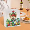 Acrylic Double Sided Christmas 5D DIY Diamond Art Paper Towel Storage Rack Napkin Holder Kit