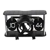 Retro Flip Down Clock, Moving Gear Wall Clock, 3D Movements, Desk Clock, Office Shelf Clock Home Decorative Alarm