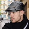 B&eacute;ret en cuir tendance pour homme