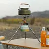 Camping Gas Stove Holder Aluminum Alloy Outdoor Gas Tank Support for Camping BBQ