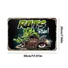 Rat fink - Panneaux en &eacute;tain m&eacute;tallique(20*30cm/30*40cm) - Garage
