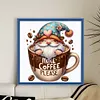 Coffee Gnome-11CT Stamped Cross Stitch 40*40cm/15.75*15.75in