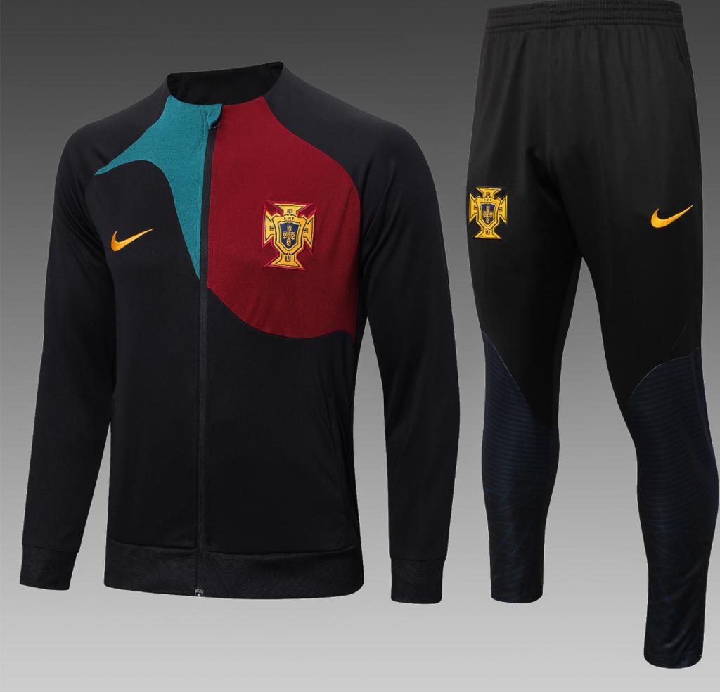2022-2023 Portugal  Training Suit Black Football ShirtFootball Shirt 1:1 Thai Quality