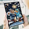 (US Local)50-Page A5 Hamster Diamond Painting Notebook for Adult Holiday Birthday Gift