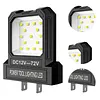 12V-72V LED Mini Pocket Work Light 2 Modes Repair Lighting Floodlight No Battery