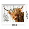 Hignland Cow - 11CT Stamped Cross Stitch 50*40cm
