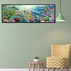 (Big Size)Ocean World - 11CT Counted Cross Stitch - 30*90cm - Animal Natural