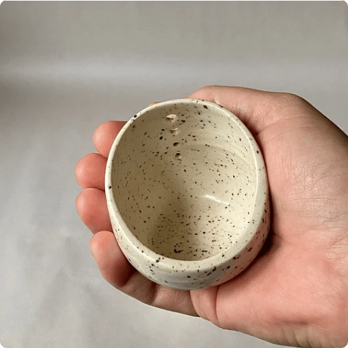 ☘️🍵Pottery Herb Stripper Bowl