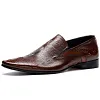 Mens Casual Leather Loafers Dress Shoes
