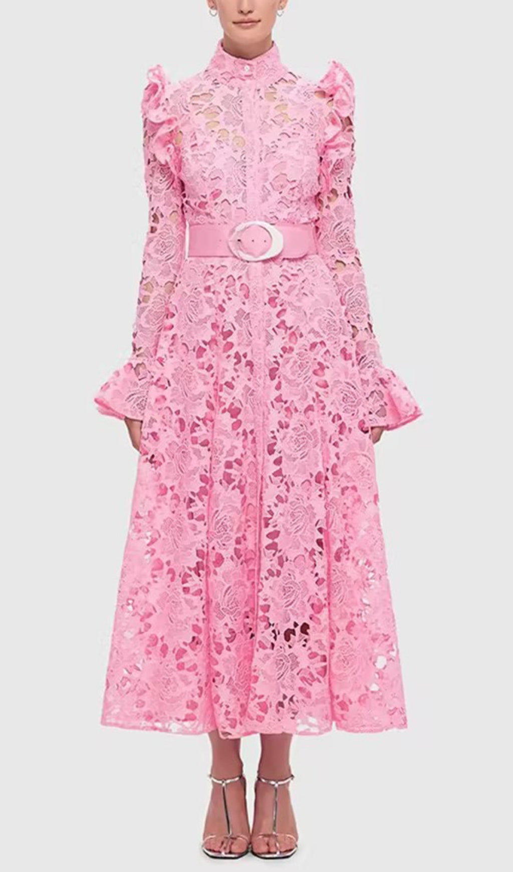 Alicia Lace Butterfly Sleeve Dress Flowering Girl