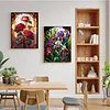 6Pack Flower-Full Round Diamond Painting(30x40cm)