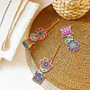 10pcs DIY Crystal Diamond Pendant Kits