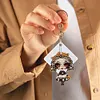 6pcs DIY Diamond Art Keychains Halloween Scary Doll Kits