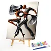 (US Local)Paint By Numbers Kit On Canvas DIY Oil Art Dance Art Picture Home Decor40x50cm