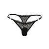 Men's Low Rise Adjustable Waist Sexy Lace Fashion Thong Seamless Breathable T-Pants