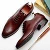 Mens Fashion Oxfords Dress Shoes Wedding
