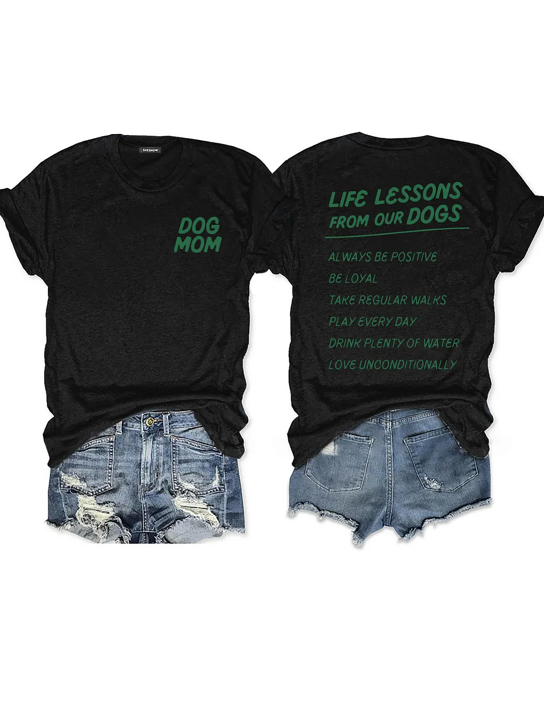 Life Lessons From Our Dogs T-shirt