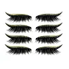 Eyeliner R&eacute;utilisable et Autocollants pour Cils (4 paires)