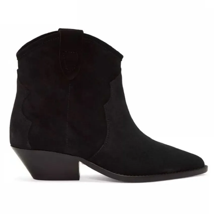 Ankle Boots For Women Winter Female Short Boots 2020 New Women Low High heels Shoes High Quality Elegant Chunky Heels Boot