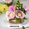 DIY Handmade Twist Stick Craft lower Basket Chenille Stems Craft Pipe Cleaners Gift Decor Set