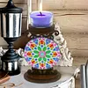 Diamond Painting Mandala Candle Holder Ornaments Aromatherapy Candle Holder