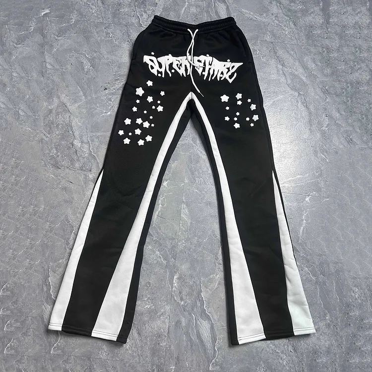 Vintage Street Superstars Graphic Flared Sweatpants