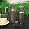 500/600/750ml Titanium Water Bottle with Lid Sports Kettle for Outdoor Picnic