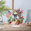>SALE<American Flag Special Shape Diamond Painting Desktop Home Ornament (House 4)