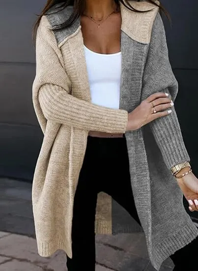 Athvotar Athvotar Hooded Knitted Cardigan Women's Long Sweater Women's Coat In The Autumn And Winter Of 2025
