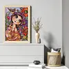 [Brand]Big Eyes Doll - 14CT Stamped Cross Stitch - 29*40cm