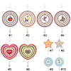 DIY Diamond Painting Double-sided Rotatable Snowman Hanging Wind Chime Suncatcher Hanging Kit