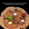 5Pcs Metal Spoon Lure Spinner Fishing Lure Artificial Hard Baits for Bass Trout