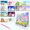 Diamond Painting Unicorn 2027 Paper Calendar Monthly Flip Tabletop Calendar Kit