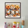 (Multi-Style) Sunflower Vase-11CT Stamped Cross Stitch 45*45cm/17.72*17.72in