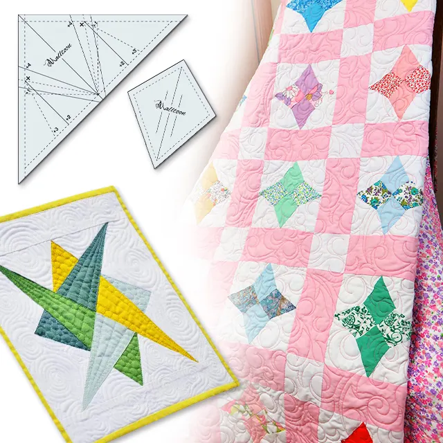 Quilt starQuilting Template -2 PCS【Include Instructions】