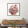 (Stamped/Counted) Sloth - 18CT Cross Stitch 20*20cm/7.87*7.87in