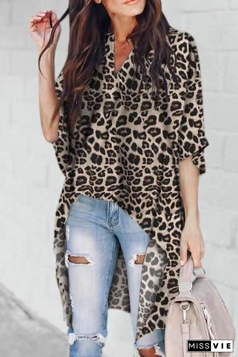 V-neck Loose Raglan Top (5 Colors) P16268