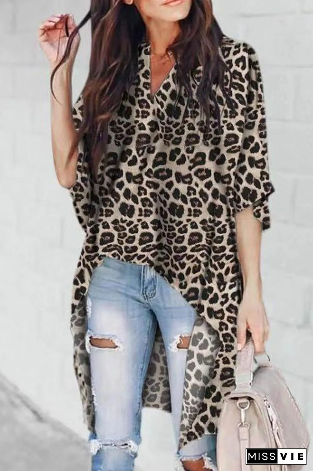 V-neck Loose Raglan Top (5 Colors) P16268