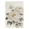 White Flowers DIY Pearl Painting Kit with Frame 30x40cm Pearl Gem Paintings Picture Arts Craft for Adults Beginners Gift Home Wall Decor