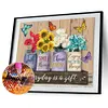Everyday Is A Gift Flower Quotes - Full Round Diamond Painting