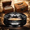 Memorial Ring 😍 Includes Matching Engraved Wood Box + Bonus Bracelet 🎁