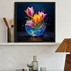 Luminous Flowers-Full Round Diamond Painting