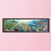 (Big Size)Ocean World - 11CT Counted Cross Stitch - 30*90cm - Animal Natural