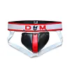 Detachable Button Leather Thong