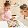 Autocollants de puzzle DIY visage de princesse/animal/dinosaure