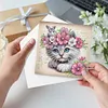 6 PCS Cats And Dogs - 5D DIY Greeting Card