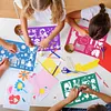 (US Local)35 Pieces Drawing Stencils Tool Set Drawing Templates for Drawing and Painting 