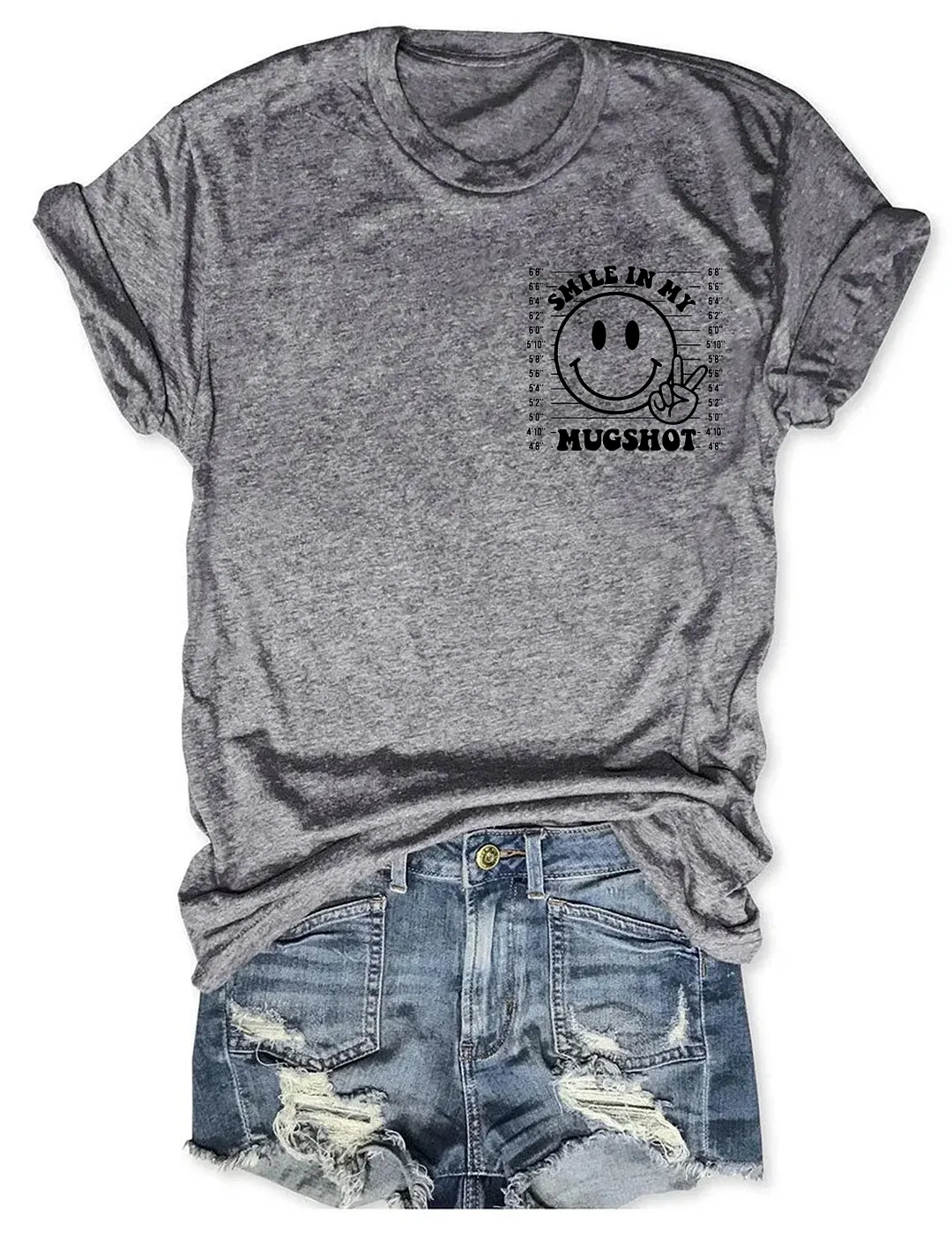 When It Comes To My Child I Will Smile In My Mugshot T-Shirt