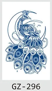 Temporary Tattoo Stickers Dragon Eagle Juice Timberwolves Ink Lasting Waterproof Natural Arm Body Chest Realistic Art Fake Tatoo